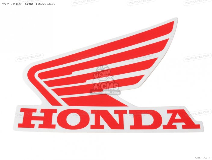 Honda MARK L WING 17507GE3680