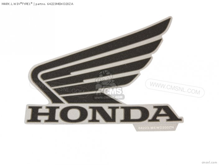 Honda MARK,L WIN*TYPE1* 64223MEWD20ZA Honda MARK,L WIN*TYPE1* 64223MEWD20ZA