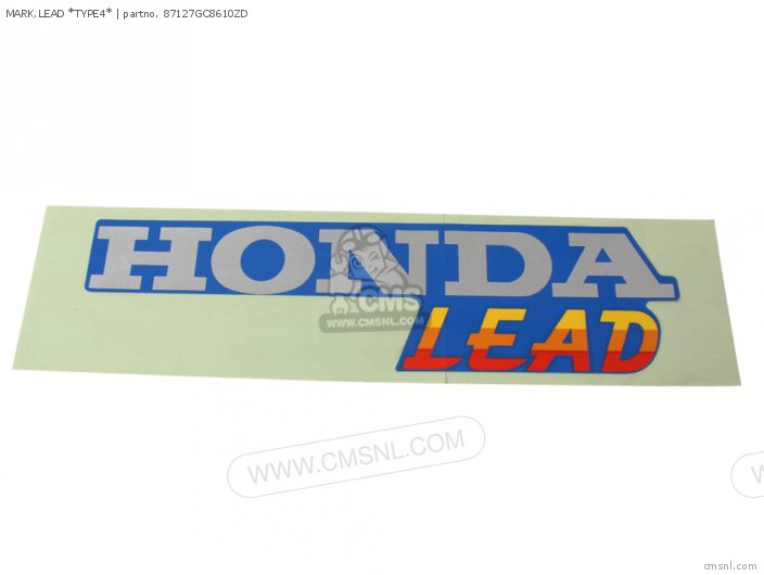 Honda MARK,LEAD *TYPE4* 87127GC8610ZD