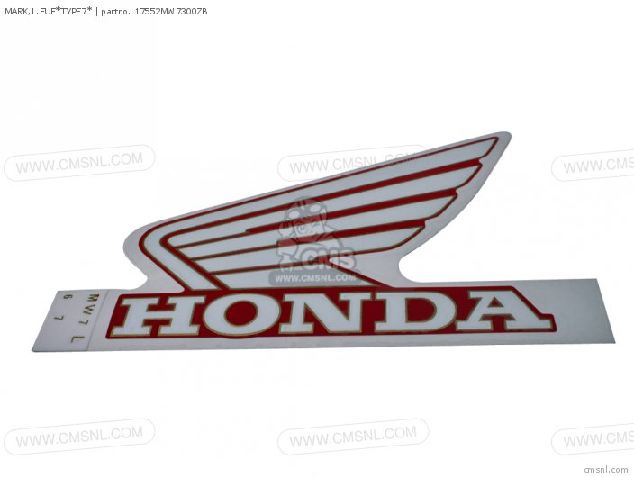 Honda MARK,L.FUE*TYPE7* 17552MW7300ZB Honda MARK,L.FUE*TYPE7* 17552MW7300ZB