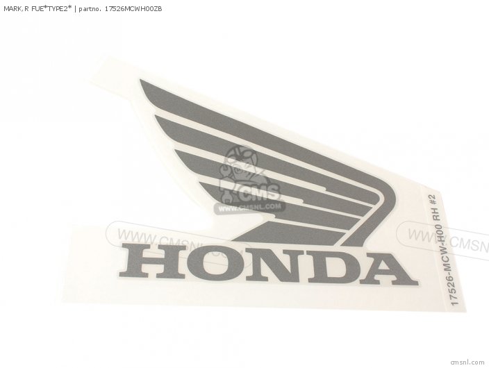 Honda MARK,R FUE*TYPE2* 17526MCWH00ZB