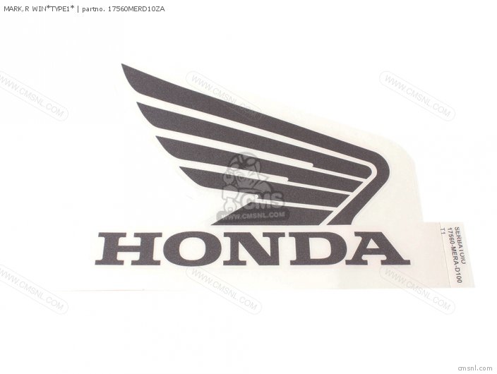 Honda MARK,R WIN*TYPE1* 17560MERD10ZA
