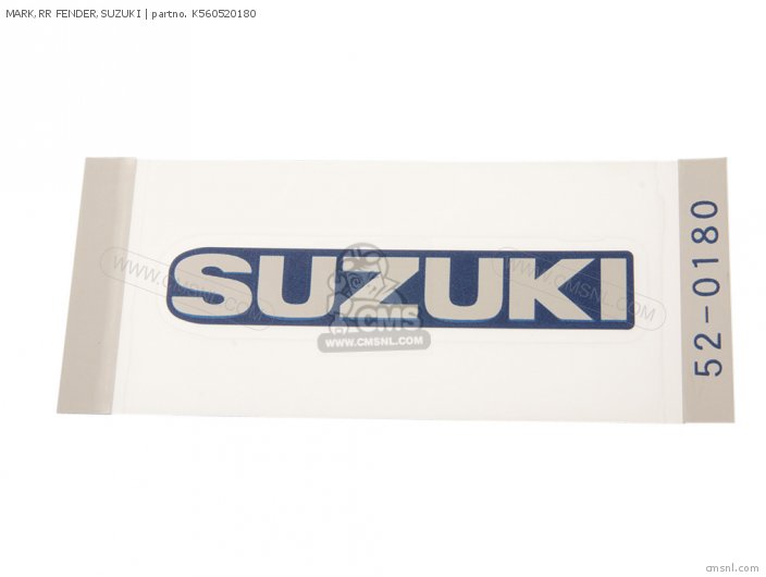 Suzuki MARK,RR FENDER,SUZUKI K560520180