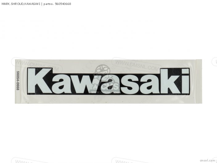 Kawasaki MARK,SHROUD,KAWASAKI 560540668
