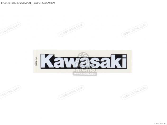 Kawasaki MARK,SHROUD,KAWASAKI 560541309