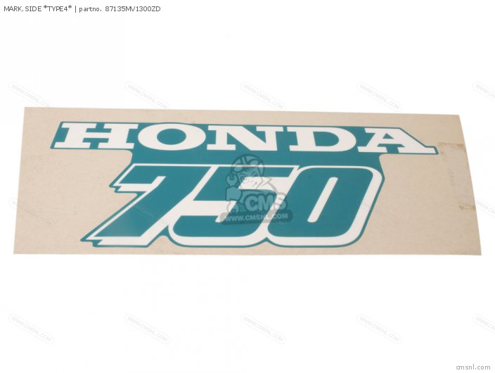 Honda MARK,SIDE *TYPE4* 87135MV1300ZD