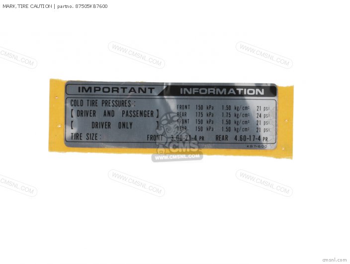 87505KB7600