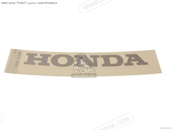 Honda MARK,WIND *TYPE2* 64207MT4880ZA