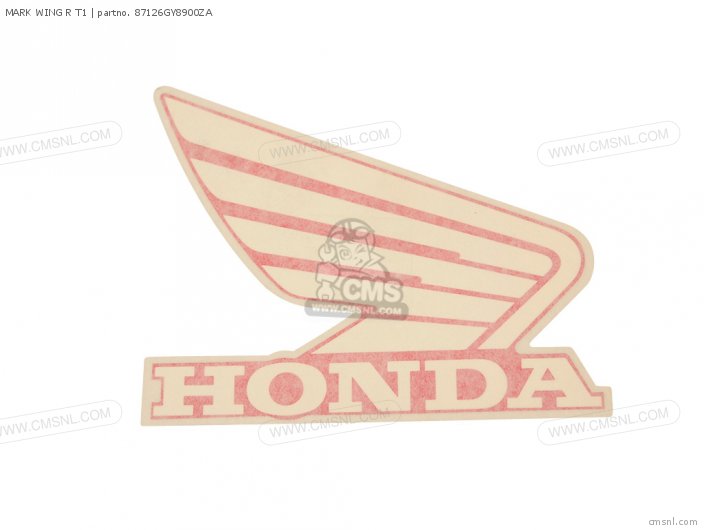 Honda MARK WING R T1 87126GY8900ZA