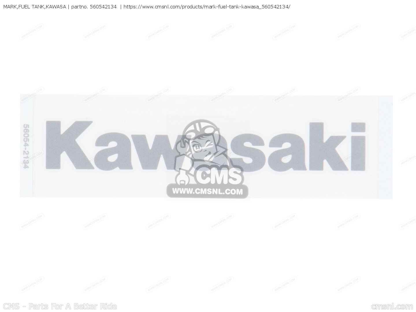 560542134 Mark,fuel Tank,kawasa Kawasaki buy the 560542134 at CMSNL
