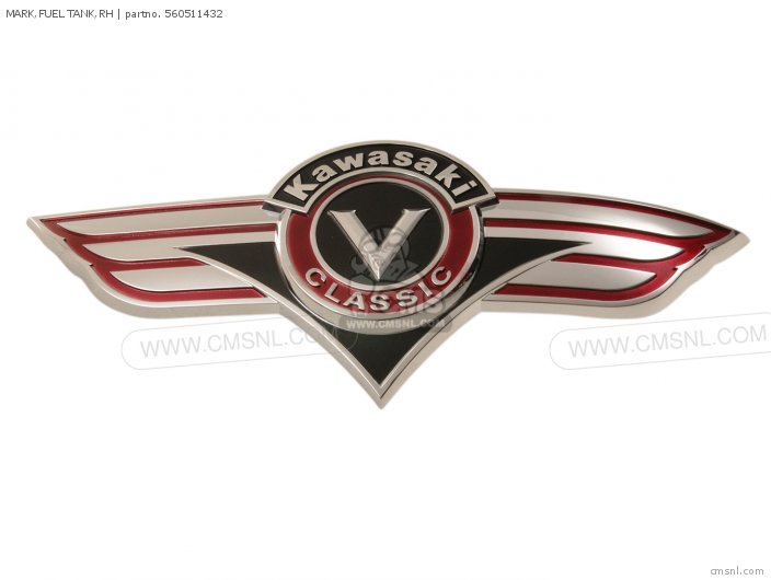 MARK,FUEL TANK,RH for VN800B2A VN800 CLASSIC 1997 NETHERLANDS order