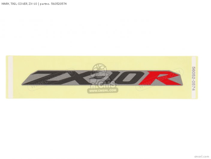 MARK,TAIL COVER,ZX-10 for Kawasaki - order at CMSNL
