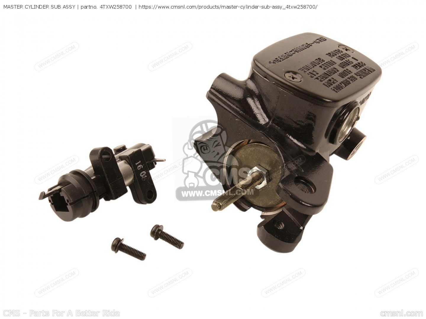 4TXW258700: MASTER CYLINDER SUB ASSY Yamaha - buy the 4TX