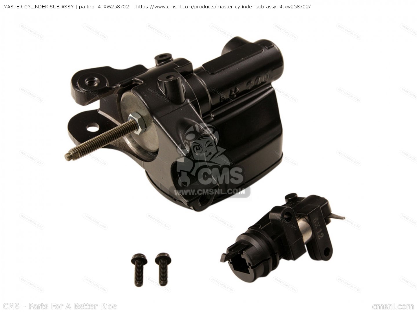 4TXW258702: MASTER CYLINDER SUB ASSY Yamaha - buy the 4TX