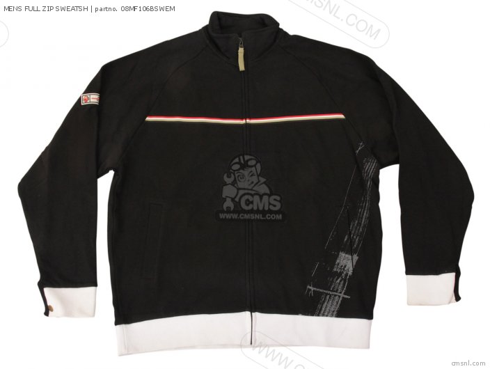 Honda MENS FULL ZIP SWEATSH 08MF106BSWEM