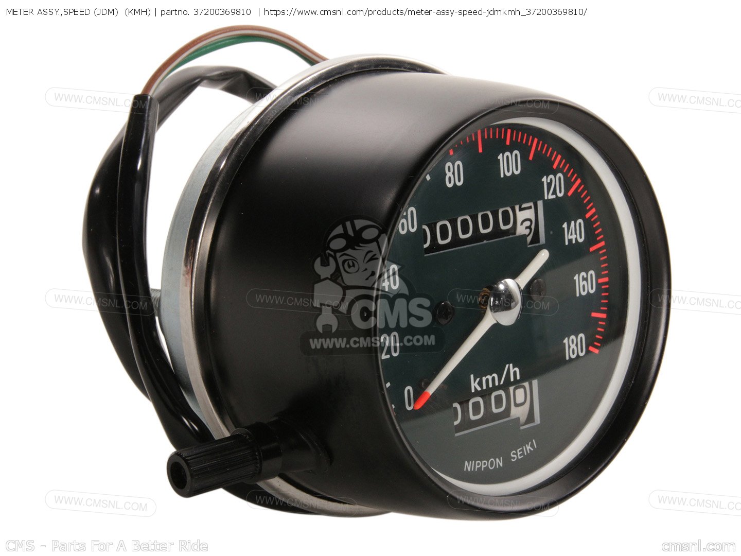 37200369810: Meter Assy.,speed (jdm) (kmh) Honda - buy the