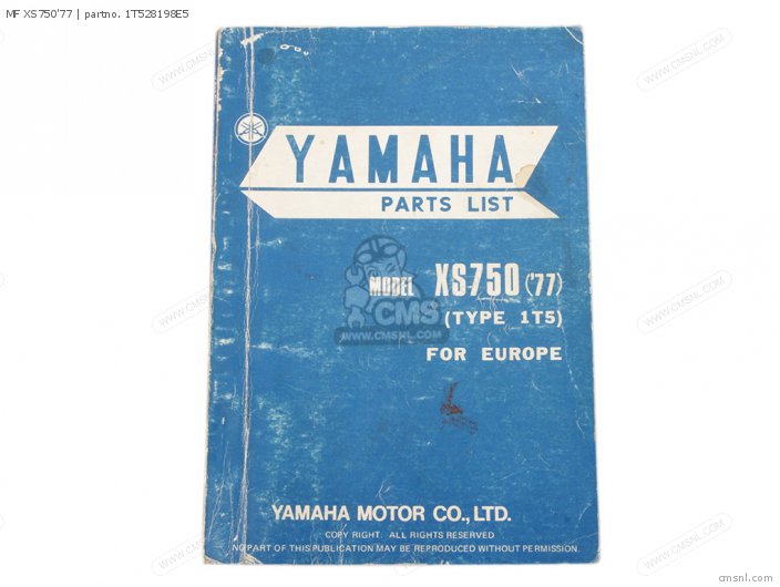 Yamaha MF XS750'77 1T528198E5