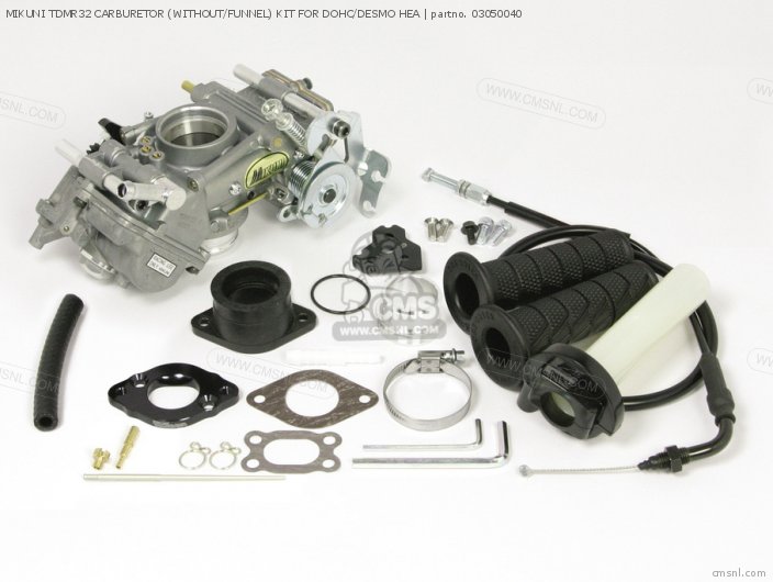 Takegawa MIKUNI TDMR32 CARBURETOR (WITHOUT/FUNNEL) KIT FOR DOHC/DESMO HEA 03050040