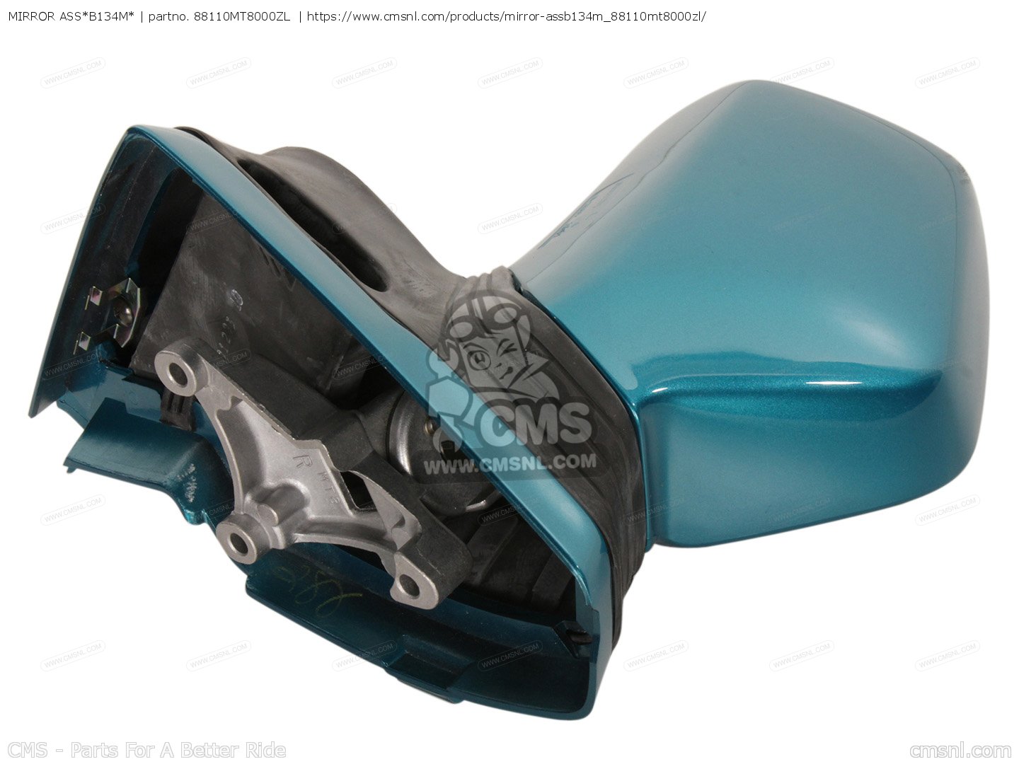 88110MT8000ZL: MIRROR ASS*B134M* Honda - buy the 88110-MT8