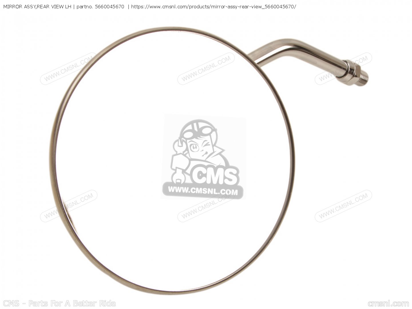 MIRROR ASSY,REAR VIEW LH for Suzuki - order at CMSNL