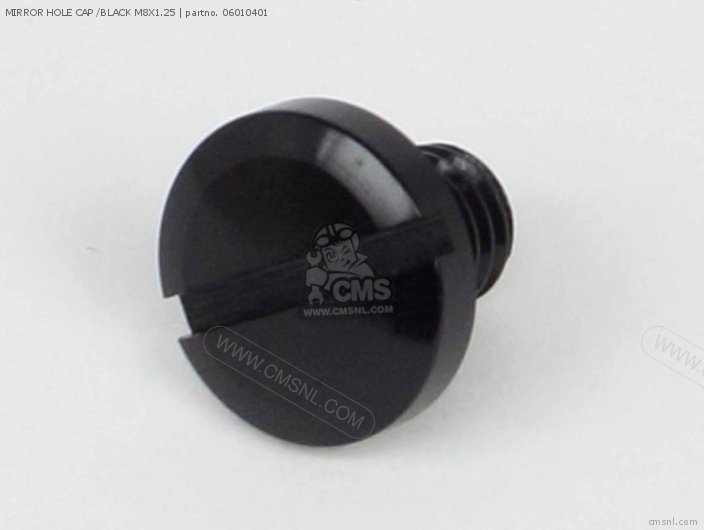 Takegawa MIRROR HOLE CAP /BLACK M8X1.25 06010401