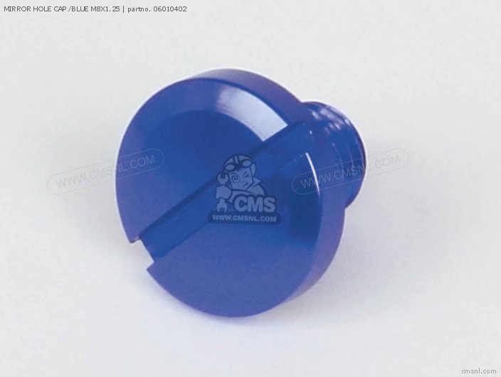 Takegawa MIRROR HOLE CAP /BLUE M8X1.25 06010402