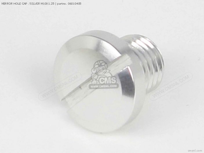 Takegawa MIRROR HOLE CAP  /SILVER M10X1.25 06010405