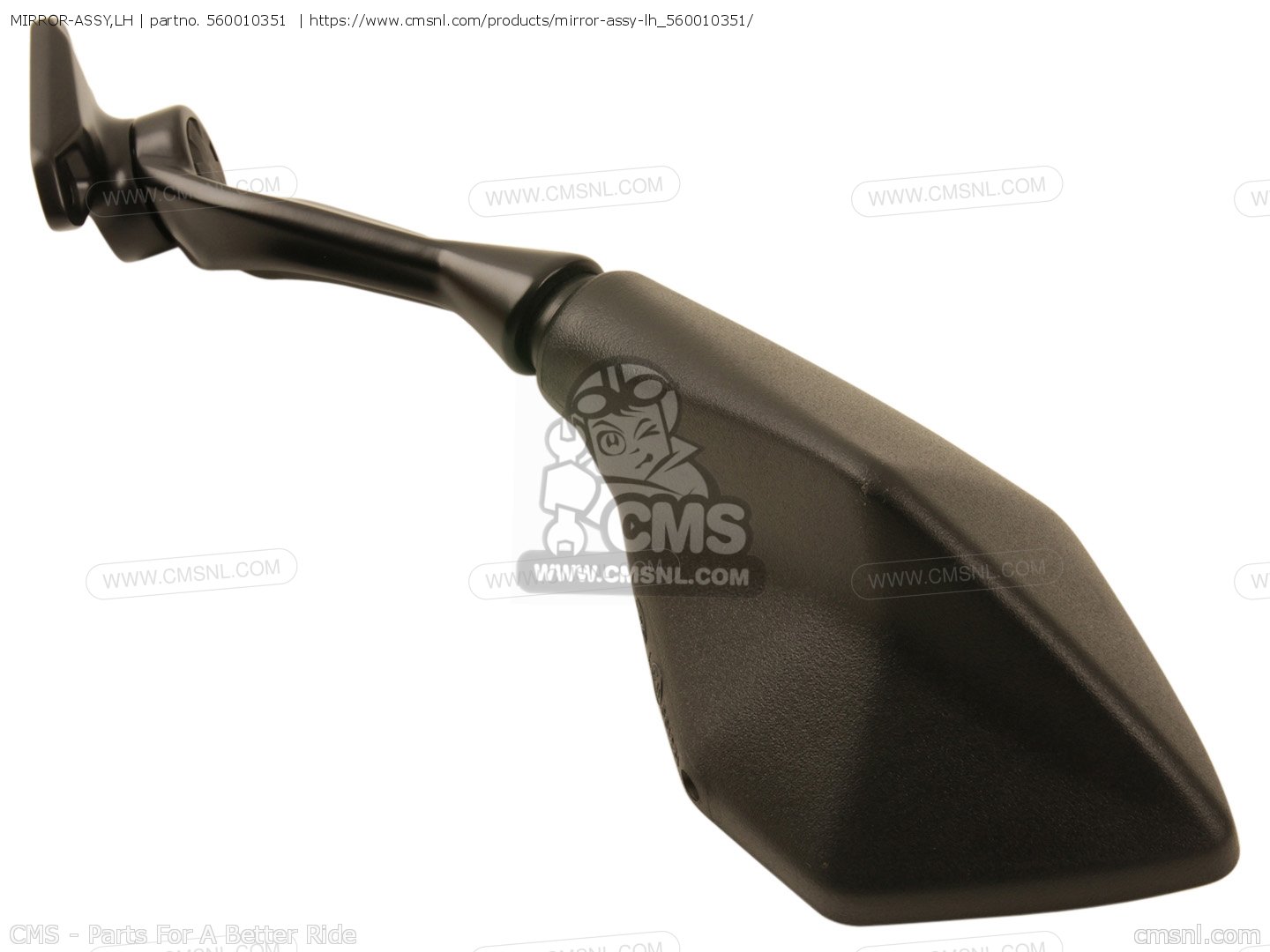 560010351: MIRROR-ASSY,LH Kawasaki - buy the 560010351 at CMSNL