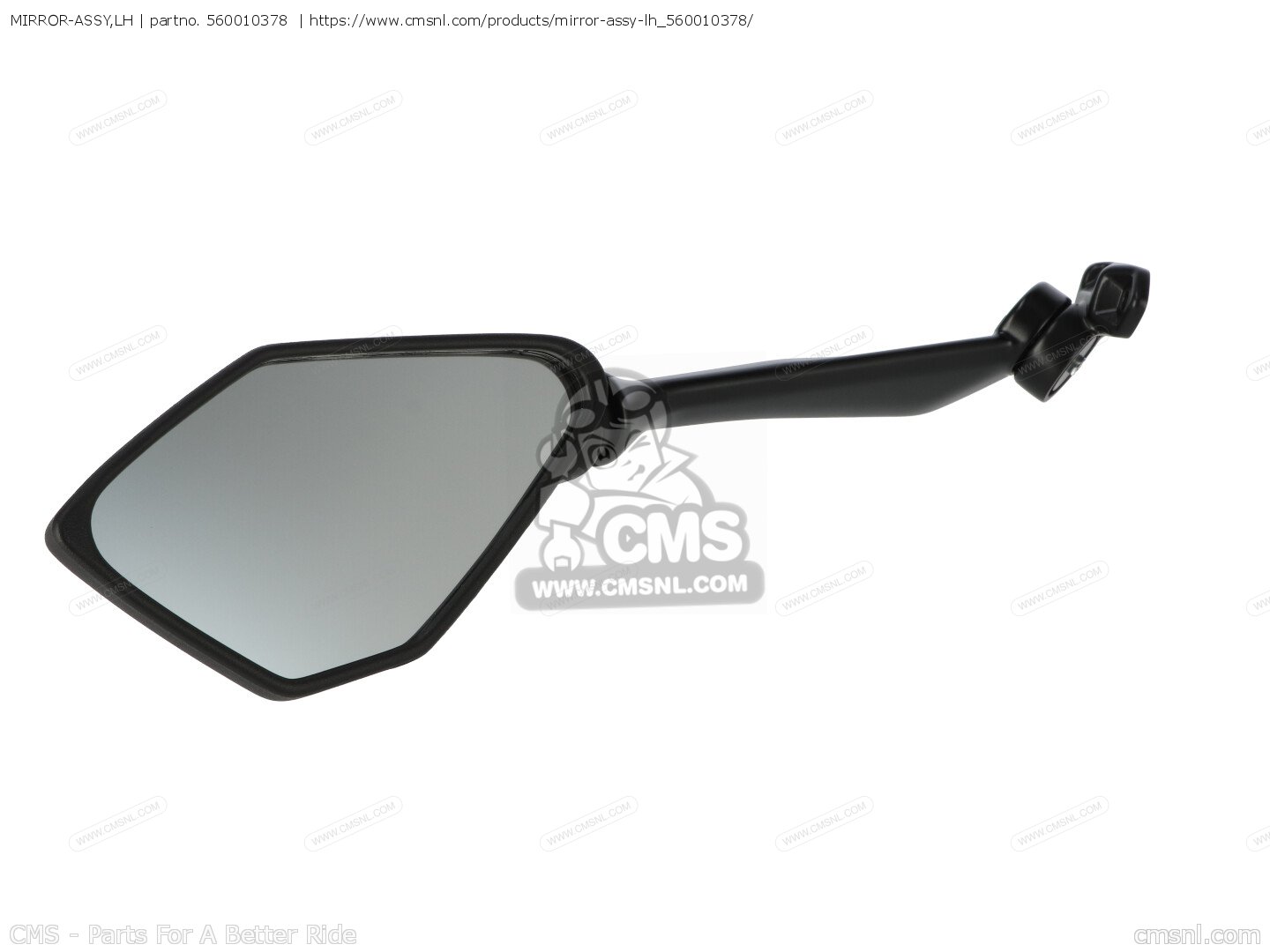 560010378: MIRROR-ASSY,LH Kawasaki - buy the 56001-0378 at CMSNL