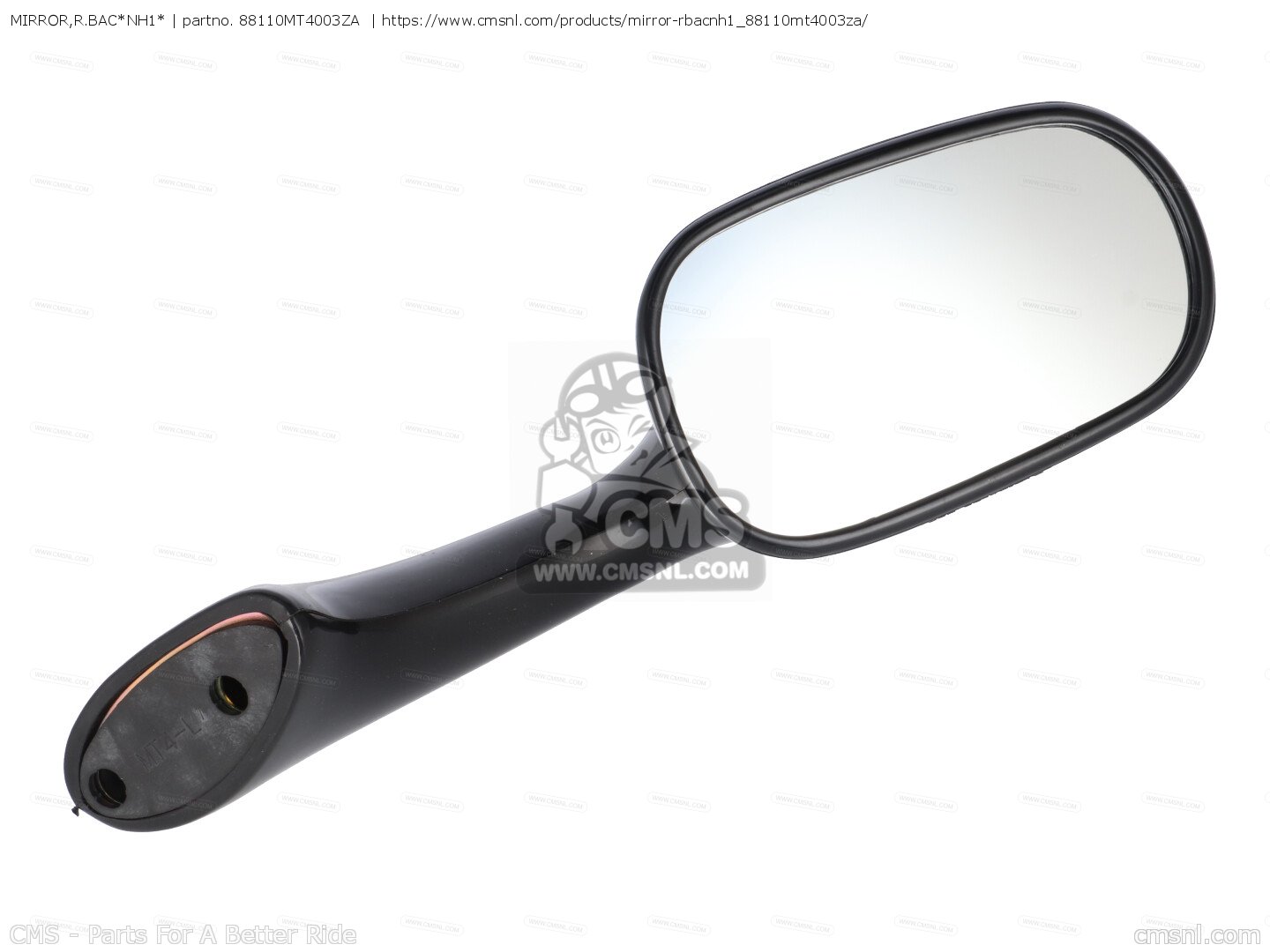 88110MT4003ZA: MIRROR,R.BAC*NH1* Honda - buy the 88110-MT4-003ZA