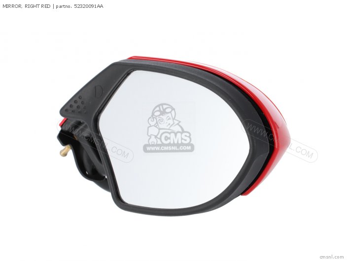 Ducati MIRROR, RIGHT RED 52320091AA