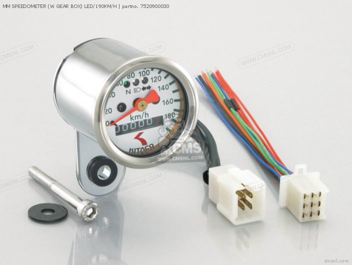 7520900030 Mm Speedometer (w Gear Box) Led/190km/h Kitaco buy the