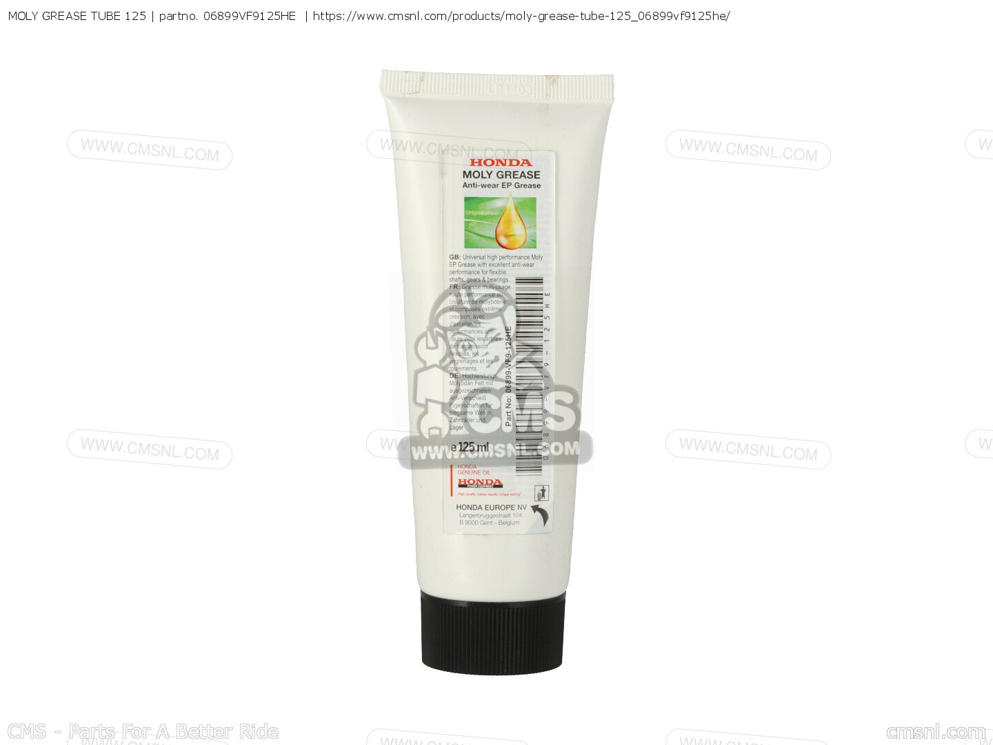 06899VF9125HE Moly Grease Tube 125 Honda buy the 06899VF9125HE at CMSNL