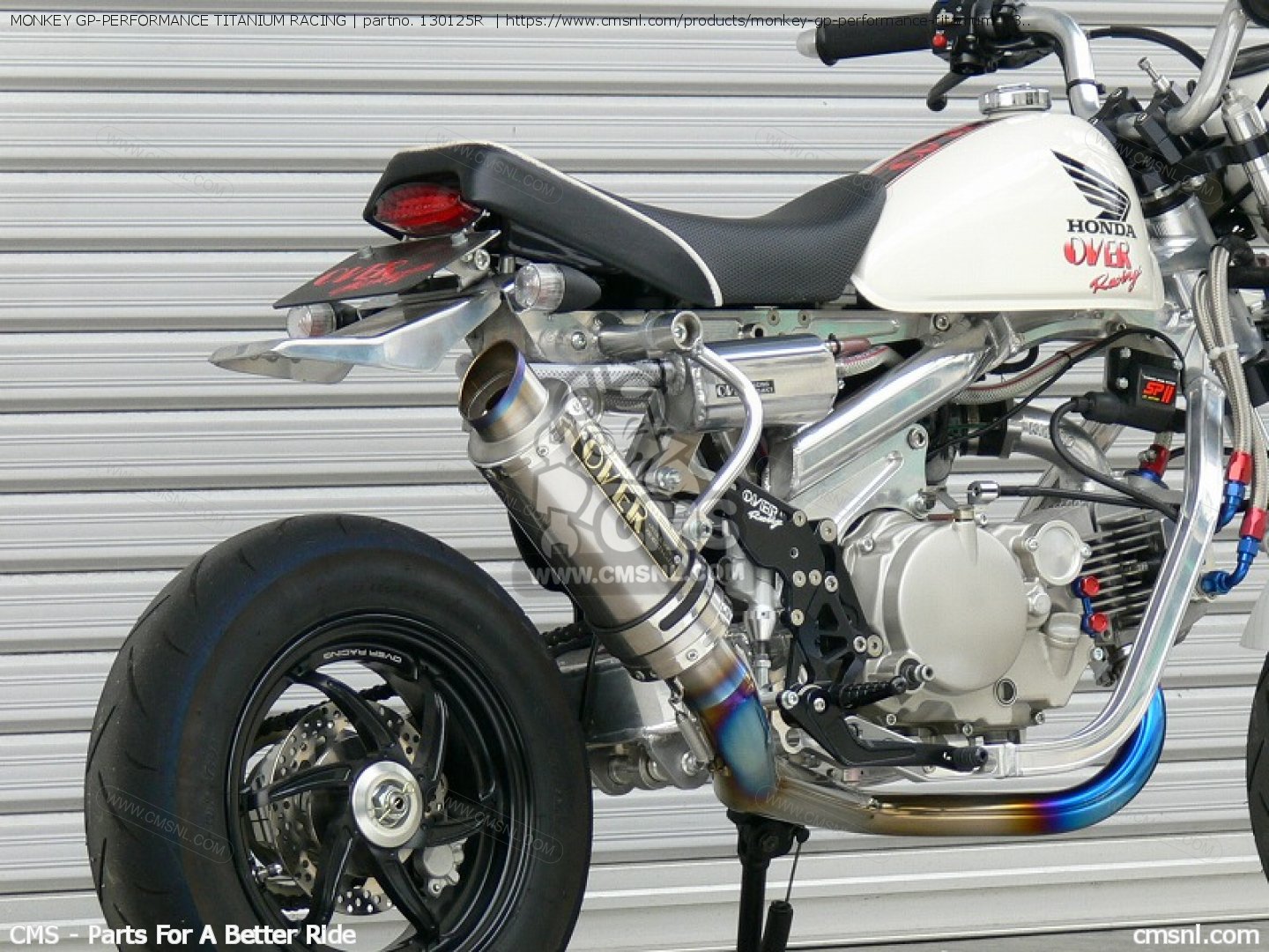 130125R: MONKEY GP-PERFORMANCE TITANIUM RACING Over Racing