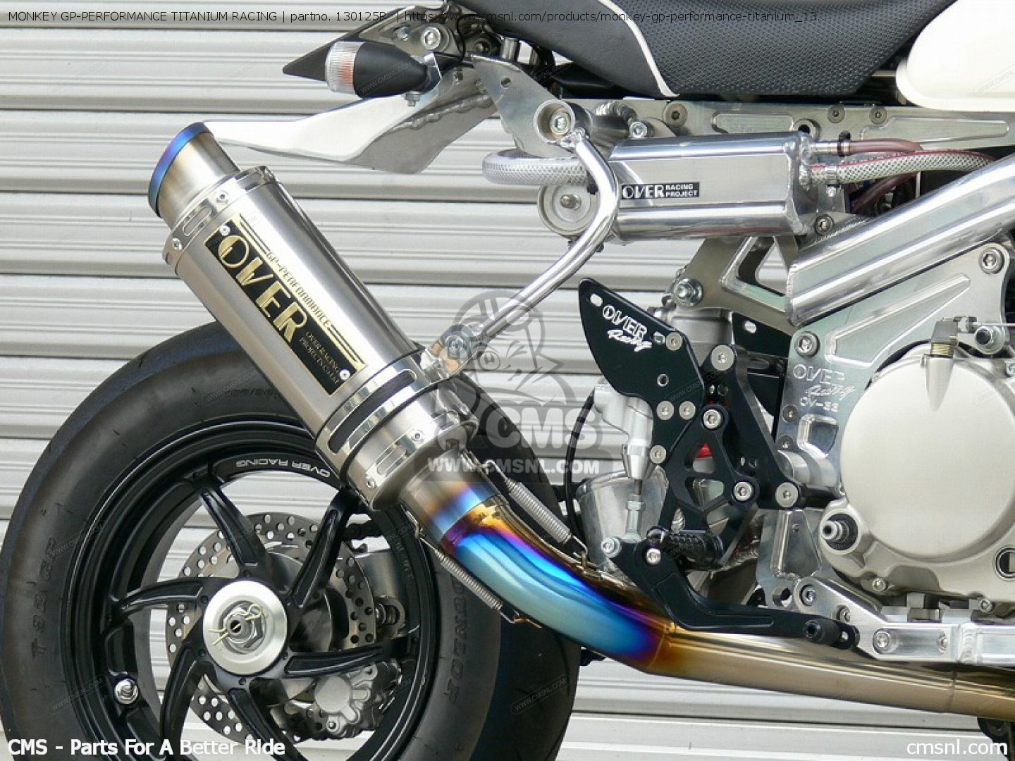 130125R: MONKEY GP-PERFORMANCE TITANIUM RACING Over Racing
