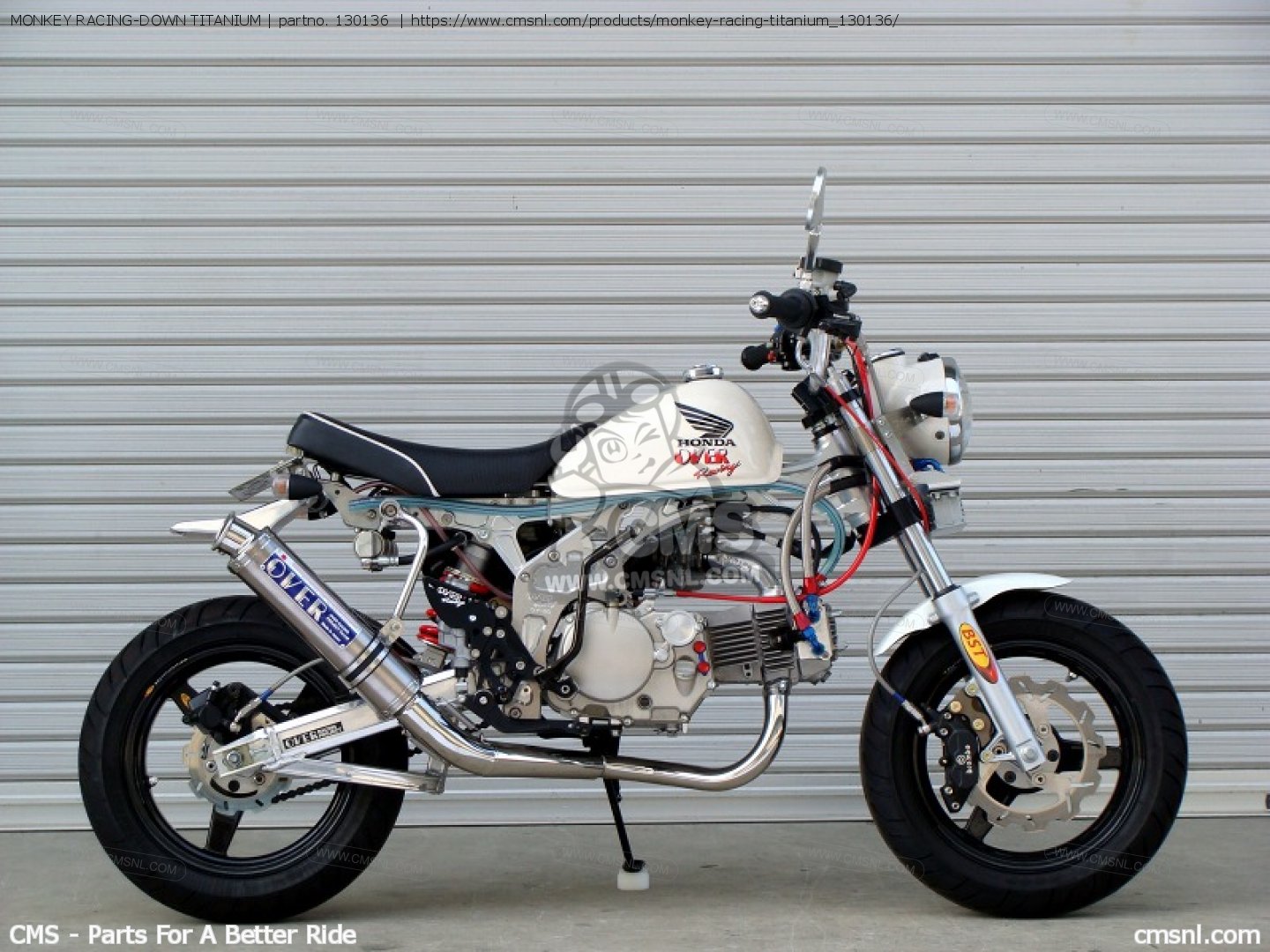 MONKEY RACING-DOWN TITANIUMをOver Racingに - CMSNLで注文