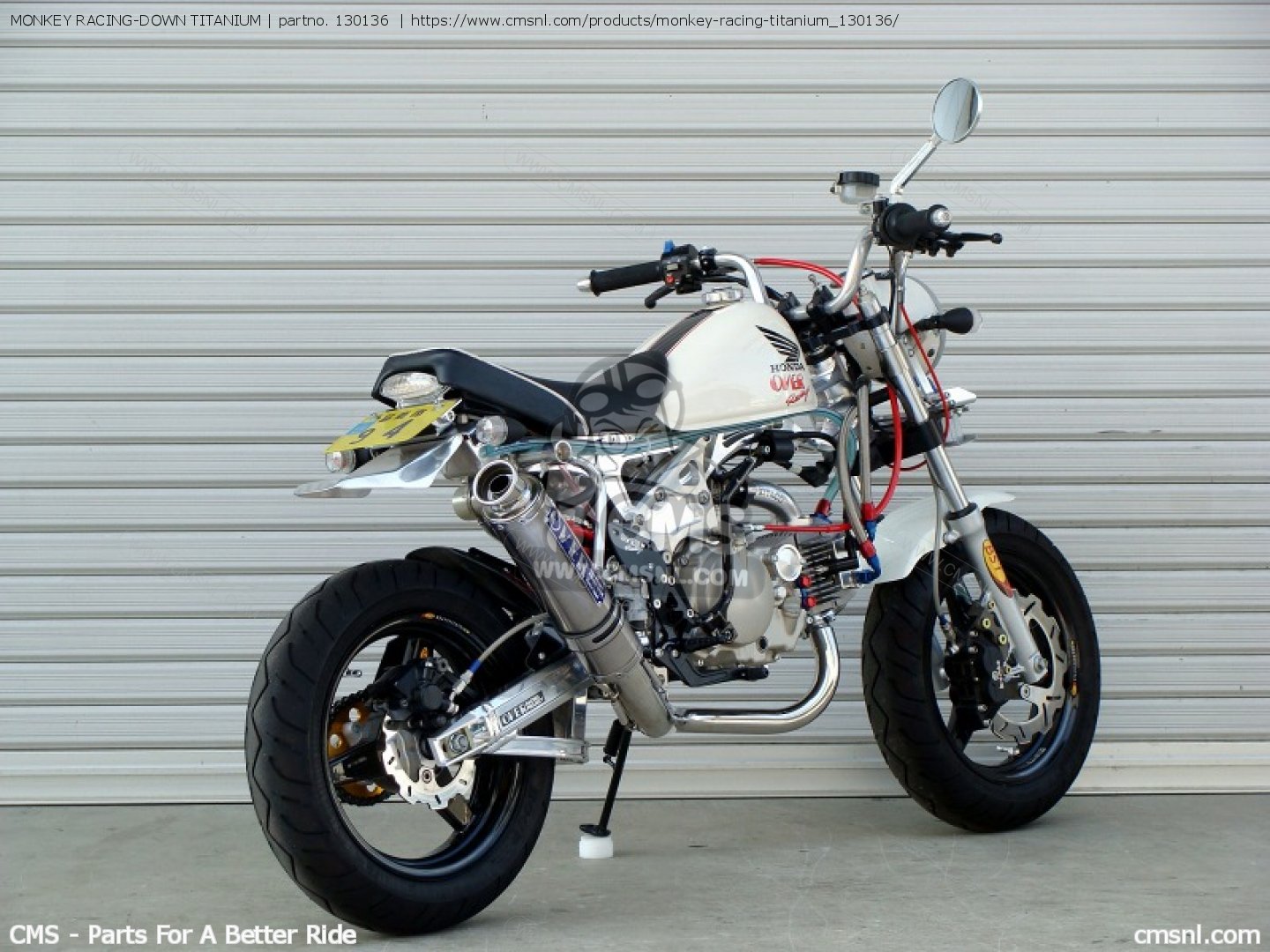 MONKEY RACING-DOWN TITANIUMをOver Racingに - CMSNLで注文