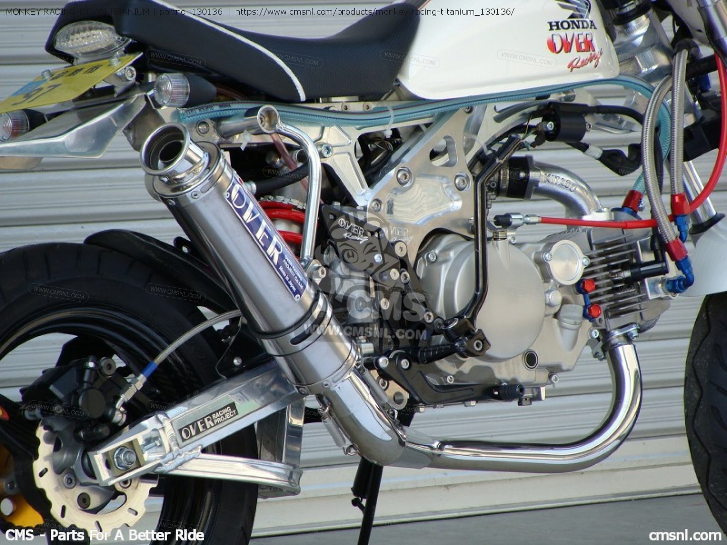 130136: MONKEY RACING-DOWN TITANIUM Over Racing - buy the 13