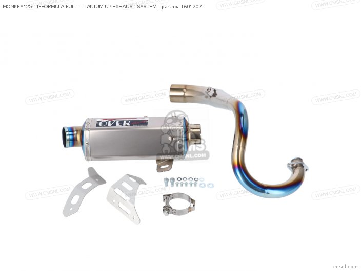 Over Racing MONKEY125 TT-FORMULA FULL TITANIUM UP EXHAUST SYSTEM 1601207