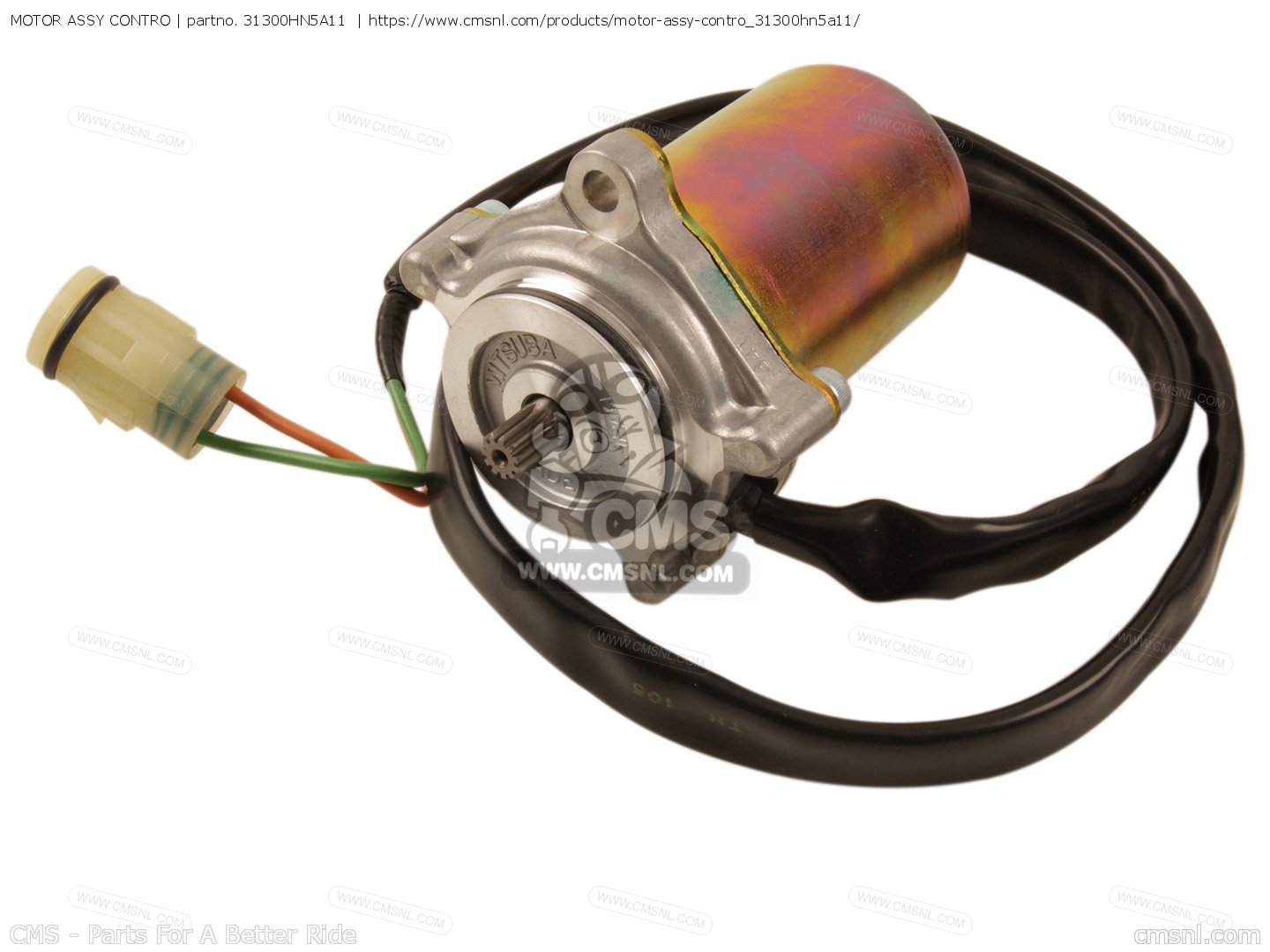HONDA 31300-HP0-A11 Control Motor Assembly – Fits Honda FourTrax Foreman 500 4x4 ES & EPS Models (2005-2012)