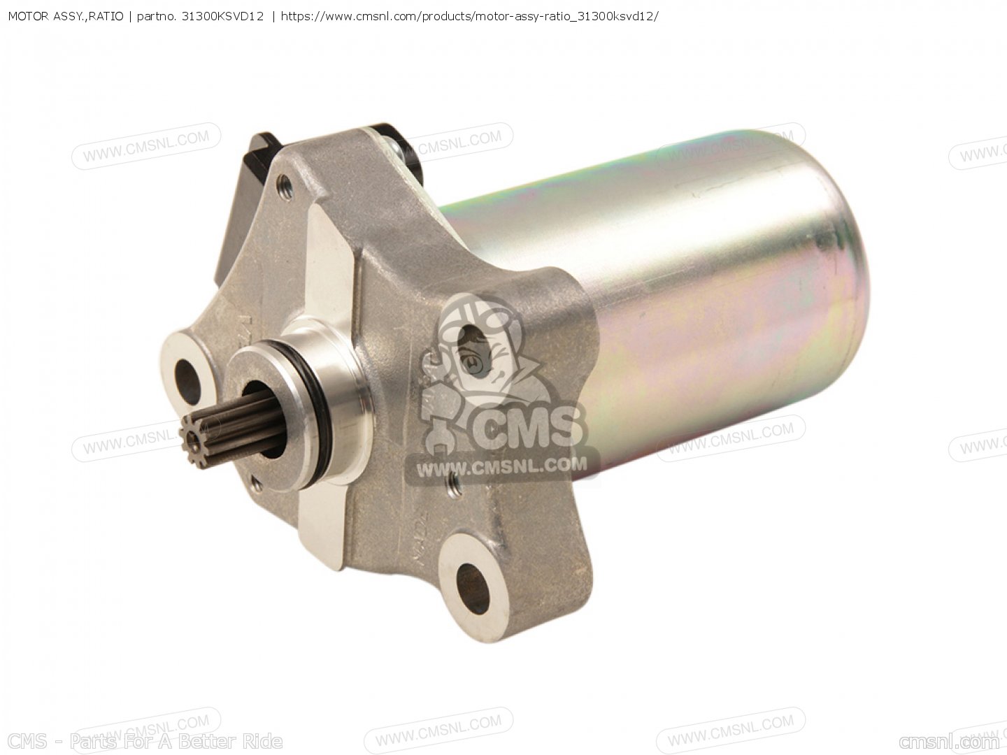 31300KSVD12: Motor Assy.,ratio Honda - buy the 31300-KSV-D12 at CMSNL