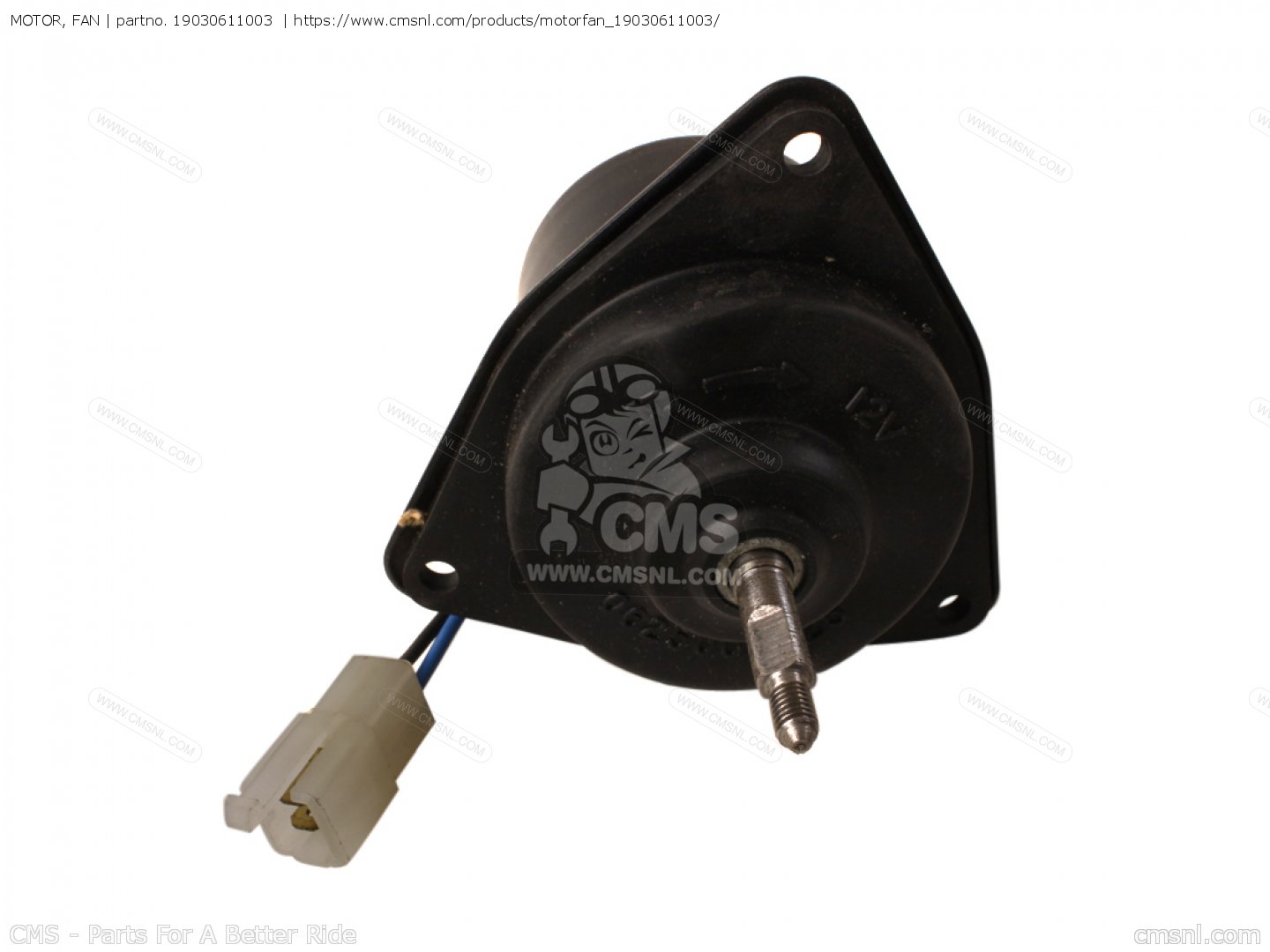 19030611003 Motor, Fan Honda buy the 19030611003 at CMSNL