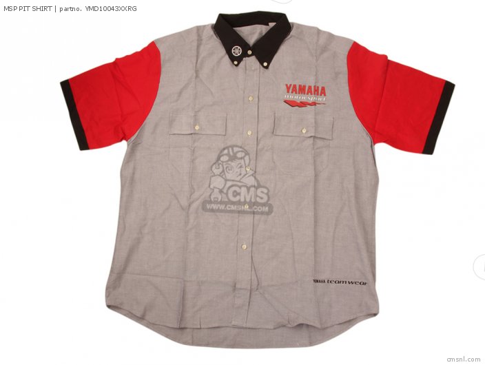 Yamaha MSP PIT SHIRT YMD10043XXRG