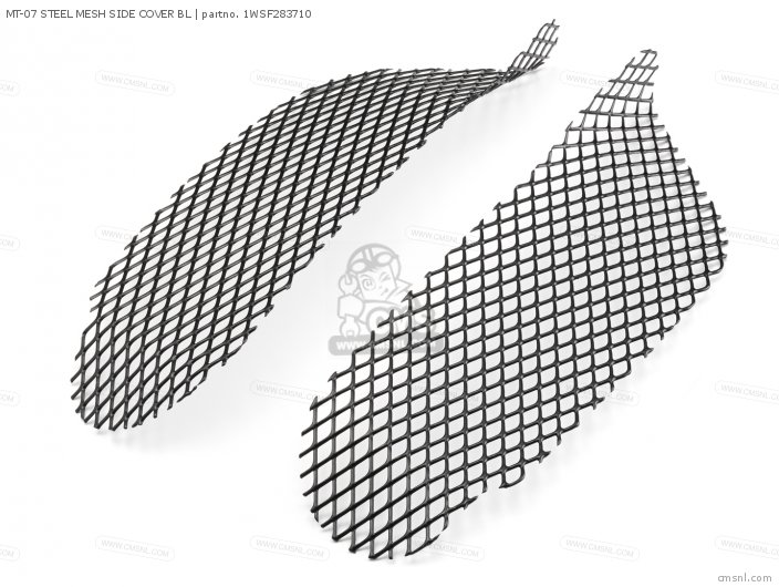 Yamaha MT-07 STEEL MESH SIDE COVER BL 1WSF283710