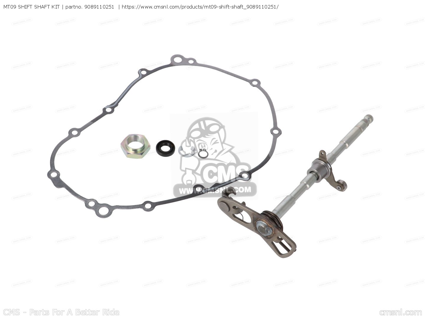 9089110251 Mt09 Shift Shaft Kit Yamaha buy the 9089110251 at CMSNL