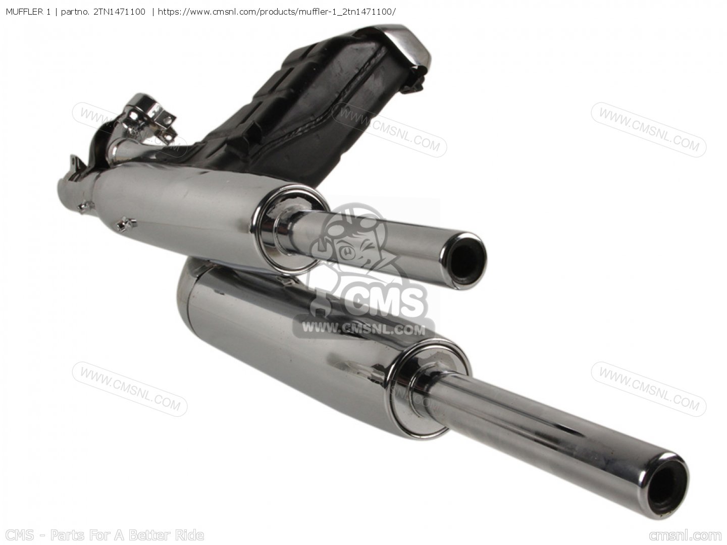 ヤマハ 純正 MUFFLER 1 for EXCITER1430 '98model (部品番号63M-14711-00-94) 中古 [X704-016] ヤマハ 純正 MUFFLER 1 for EXCITER1430 '98model (部品番号63M