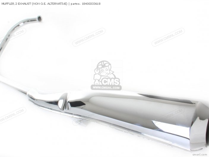 Honda MUFFLER,2 EXHAUST (NON O.E. ALTERNATIVE) 18400333618 Honda MUFFLER,2 EXHAUST (NON O.E. ALTERNATIVE) 18400333618
