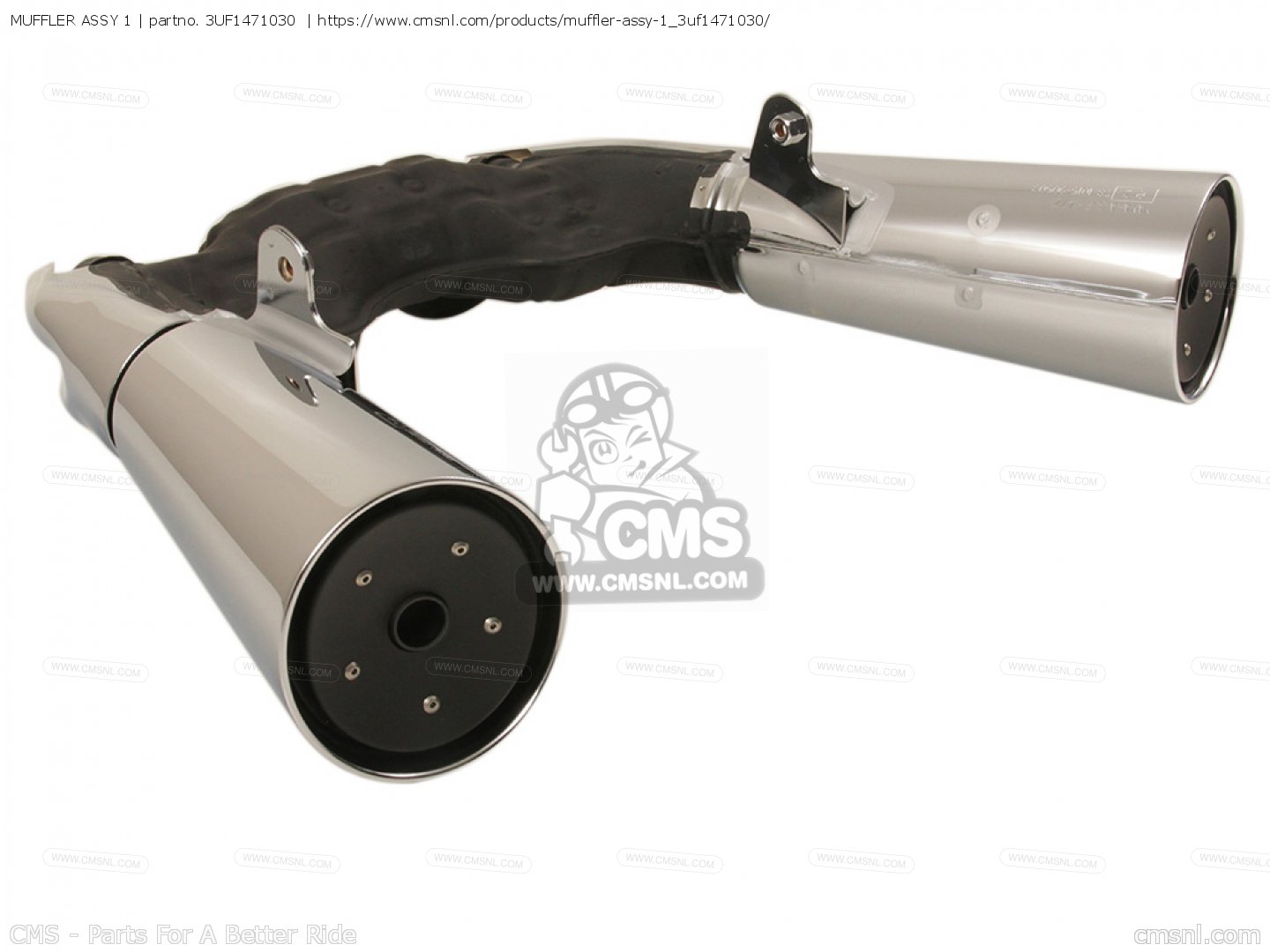 3UF1471030: MUFFLER ASSY 1 Yamaha - buy the 3UF-14710-30-00