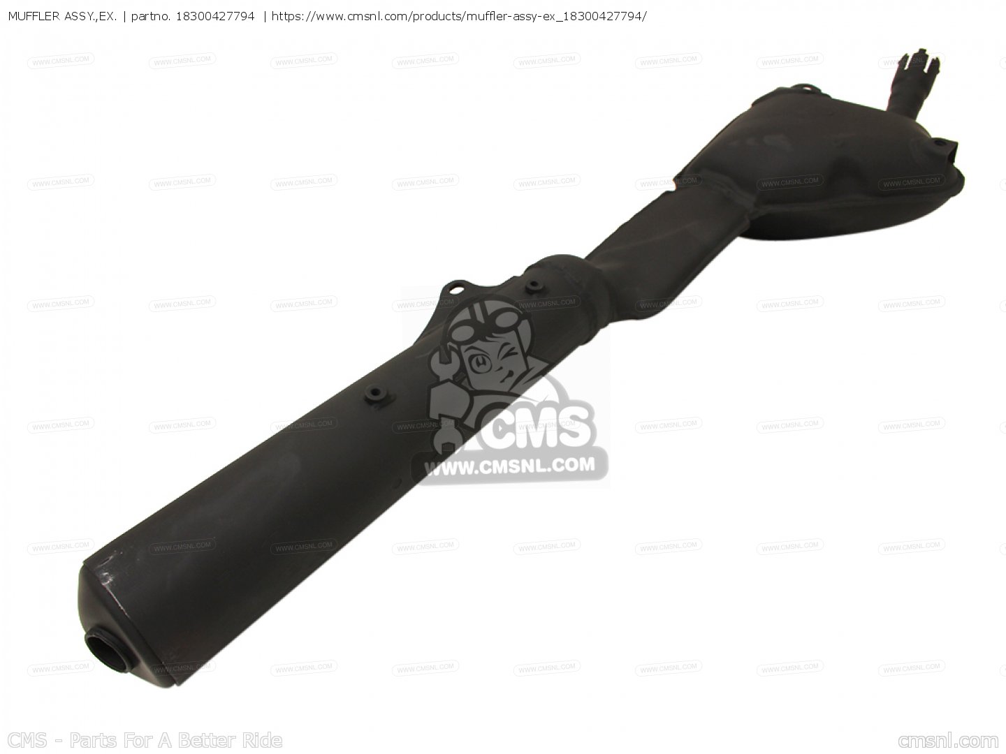 Muffler Assy.,ex. Xl185s 1986 (g) Canada 18300427794