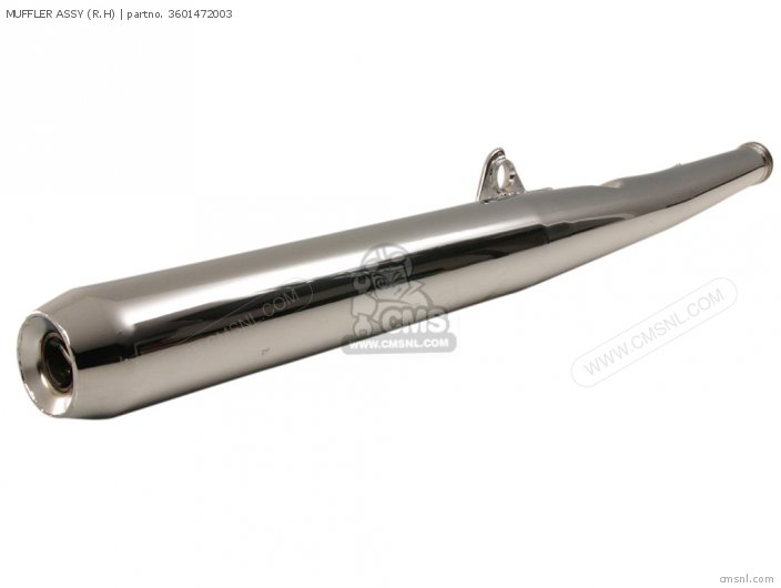 MUFFLER ASSY (R.H) for RD350 1974 USA order at CMSNL